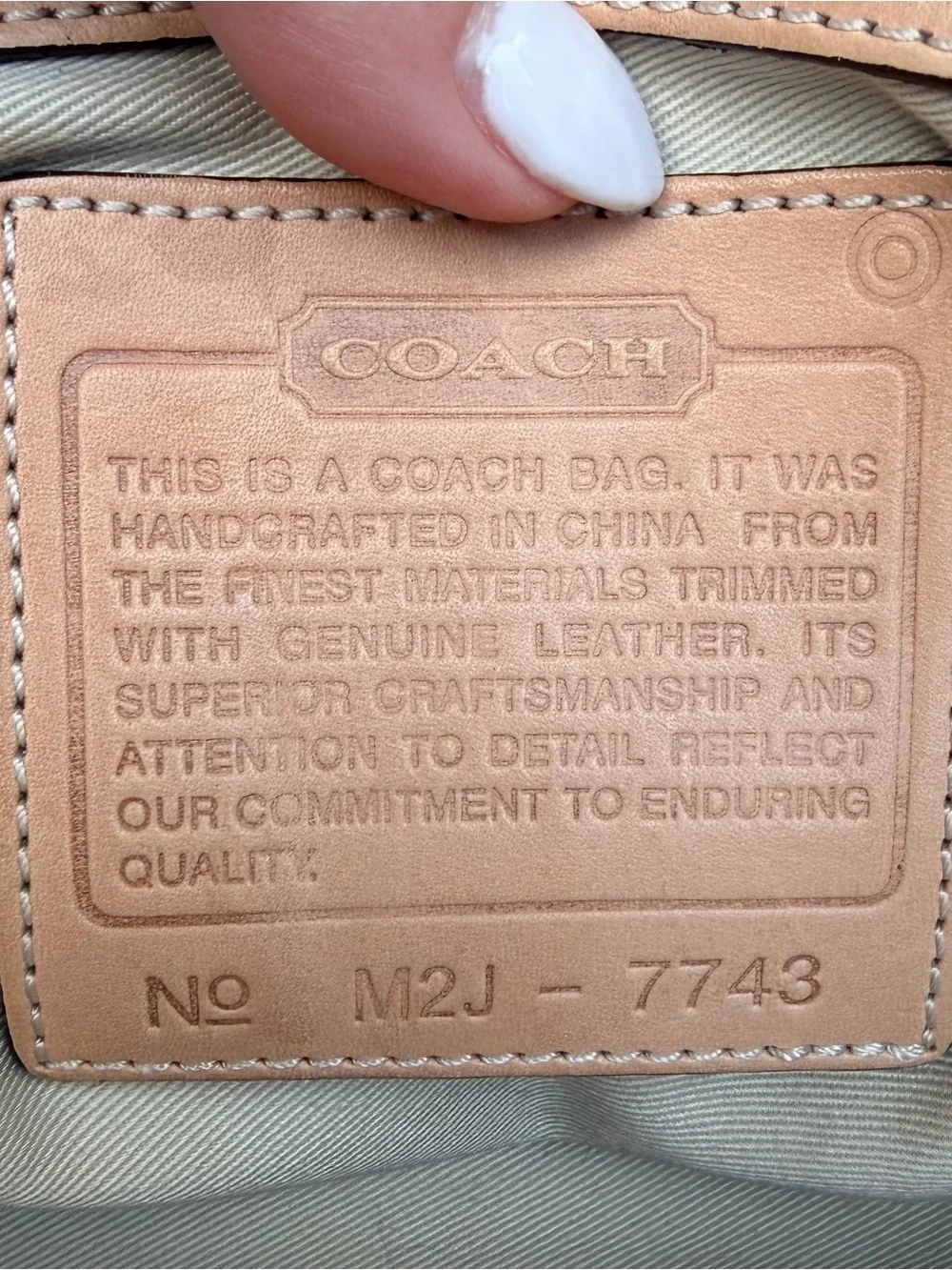Coach vintage hamptons
